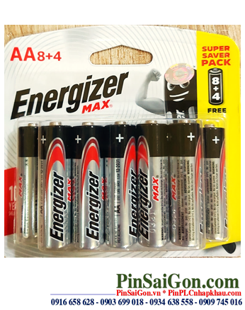 Pin Energizer E91 BP12; Pin AA Alkaline 1.5v Energizer E91 BP12 (LR6)_Made in Singapore | Vỉ 12viên